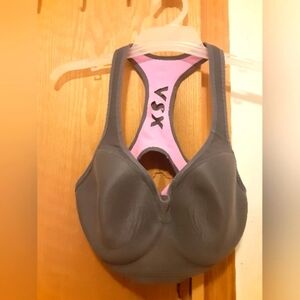 Victoria's Secret Underwire Athens Women's Sports Bra Pink Black Size 34DD